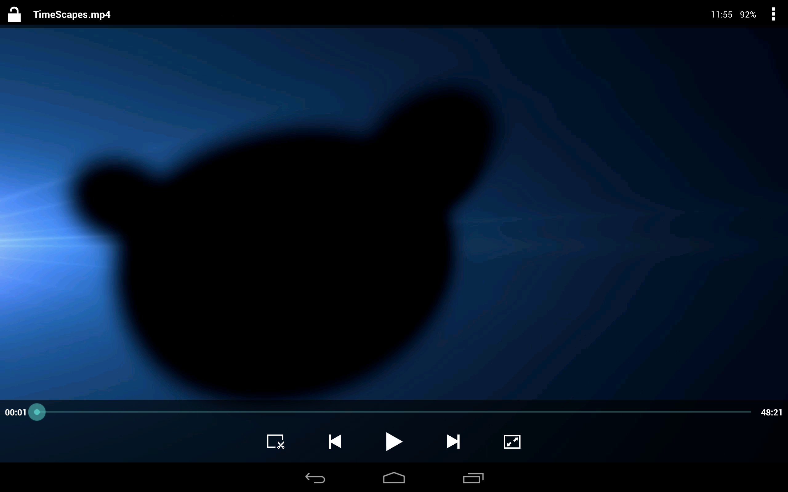 Vplayer showing banding screenshot